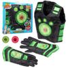 Wild Kratts Creature Power Suit, Chris (Size Large 6-8X) - Includes Vest, Gloves & 2 Power Discs for Halloween Costume, Pretend Play & Dress Up - Officially Licensed Toys- Gift for Kids Boys Girls view 1