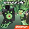 Wild Kratts Creature Power Suit, Chris (Size Large 6-8X) - Includes Vest, Gloves & 2 Power Discs for Halloween Costume, Pretend Play & Dress Up - Officially Licensed Toys- Gift for Kids Boys Girls view 3