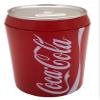 The Tin Box Company Coca Cola Can Bank with Removable Lid, Red view 1