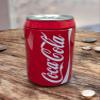 The Tin Box Company Coca Cola Can Bank with Removable Lid, Red view 2