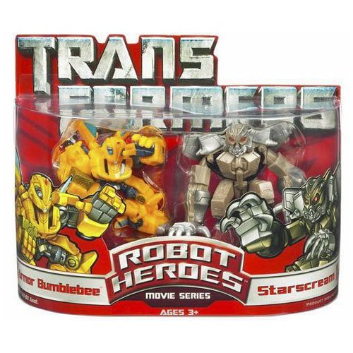 Transformers: Robot Heroes > Armor Bumblebee And Starscream Action Figure Multipack