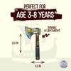 Liontouch - Viking Axe | for Kids Aged 3+ Years | Chief Haralds Medieval Foam Toy for Little Warriors & Berserkers Pretend Play | Safe Weapon & Battle Accessory for Dress Up & Costumes for Boys view 4