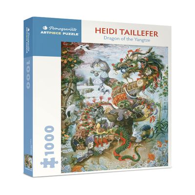Pomegranate 1000-Piece Jigsaw Puzzle for Adults, Heidi Taillefer's Dragon of The Yangtze, Matte Finish, Snug Fit