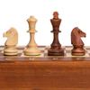 Wegiel Tournament No. 4 Staunton European Wood Chess Set, 16 Inches view 1