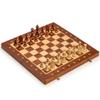 Wegiel Tournament No. 4 Staunton European Wood Chess Set, 16 Inches view 2