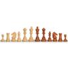 Wegiel Tournament No. 4 Staunton European Wood Chess Set, 16 Inches view 3
