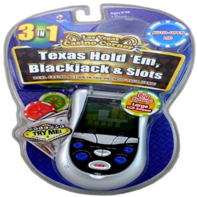 Las Vegas Casino Corner Texas Hold Em Blackjack Slots Hand Held Electronic Game
