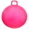 AppleRound Space Hopper with Air Pump: 28in/70cm Diameter for Age 13+, Kangaroo Bouncer, Bouncy Ball with Handle, Hippity Hoppity Hopball for Teens & Adults, Plain Color (Pink) view 1