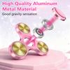 ATESSON Fidget Spinner Toy Ultra Durable Stainless Steel Bearing High Speed Precision Metal Material Hand Spinner Focus Anxiety Stress Relief Boredom Killing Time Toys Rose Gold view 2