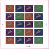 1999 HOLIDAY DEER #3359a Pane of 20 x 33 cents US Postage Stamps view 1