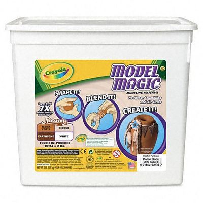 Crayola Model Magic Modeling Compound, 2lb Bucket, Natural
