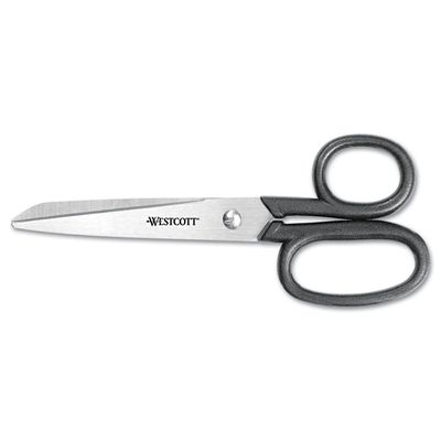 Westcott Shears, Left/Right Hand, 6", 2.75" Cut, Black
