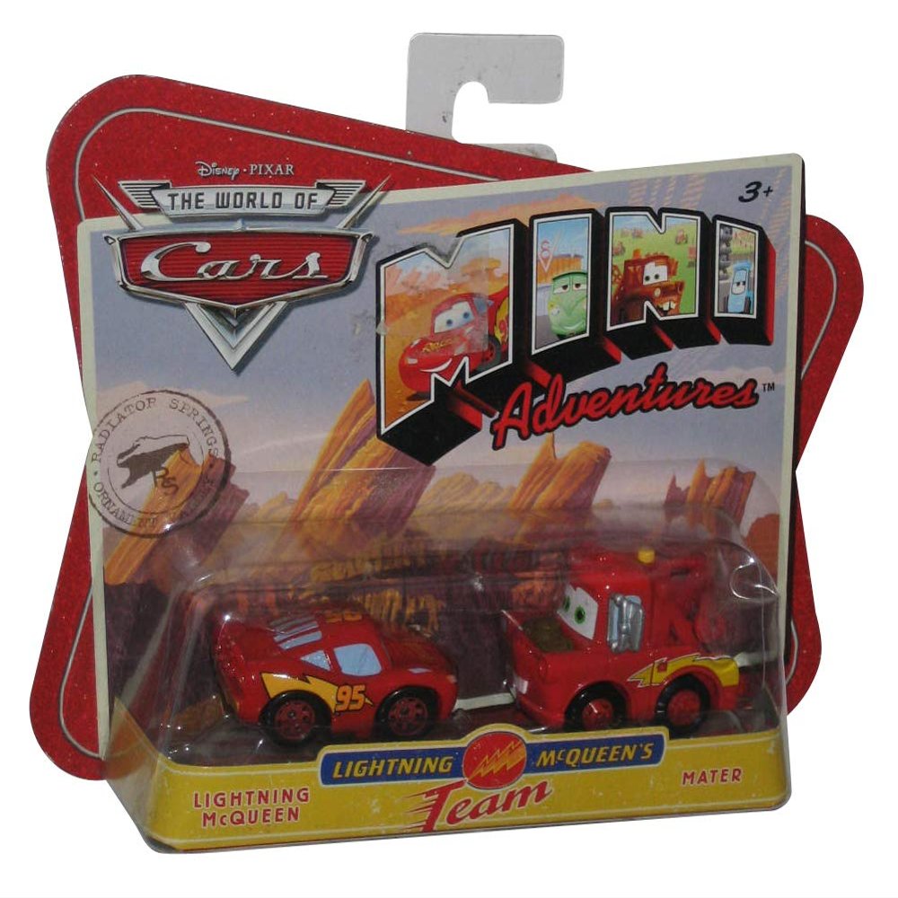 Disney CARS Mini Adventures Lightning McQueen's Team 2-Pack Lightning McQueen...