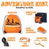 Adventure Kidz Outdoor Exploration Kit, Childrens Binoculars, Flashlight, Compass, Fox Whistle, Magnifying Glass, Backpack. Great Gift Set for STEM, Pretend Play view 2