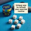 Chronicle Books Fitness Dice: 7 Wooden Dice, Over 45,000 Workout Routines view 3