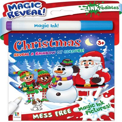 Hinkler Inkredibles Magic Ink Christmas Activity Book Kit