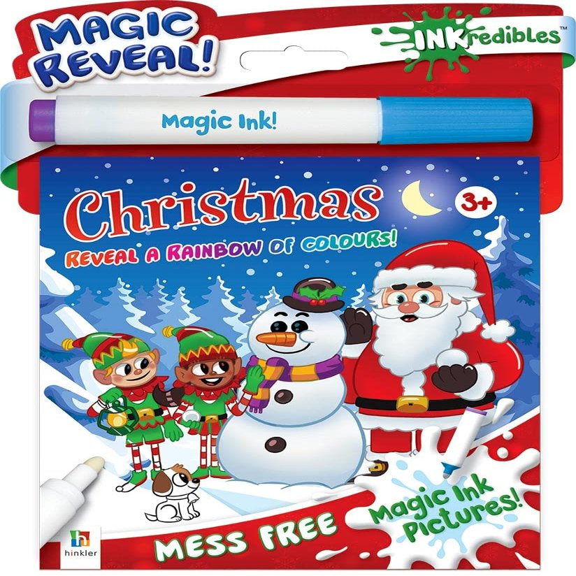 Hinkler Inkredibles Magic Ink Christmas Activity Book Kit
