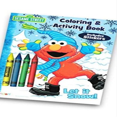 Bendon Sesame Street Coloring and Activity Book Let it Snow with Stickers