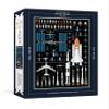 The History of Space Travel Puzzle: Astronomical 500-Piece Jigsaw Puzzle & Poster : Jigsaw Puzzles for Adults view 1