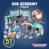 CP Toys Kids 51-Piece Dog Academy Playset with Plastic Toy Dog Figurines, Pretend Play Animal Toys with Dogs, Puppies, and Accessories for Kids Ages 3+, Multicolor view 2