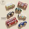 Le Toy Van London Car Set Premium Wooden Toys for Kids Ages 3 Years & Up (TV267), 7-pk view 2