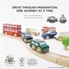 Le Toy Van London Car Set Premium Wooden Toys for Kids Ages 3 Years & Up (TV267), 7-pk view 4