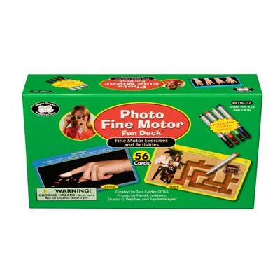 Super Duper Publications | Photo Fine Motor Activities Fun Deck Flash Cards | Educational Learning Resource for Children