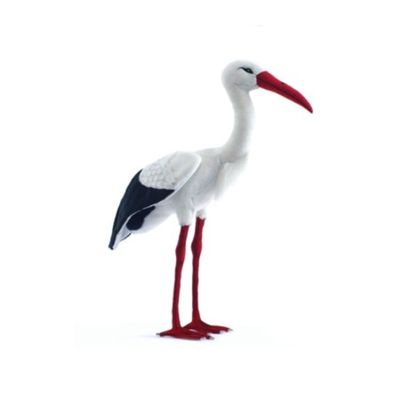 27.5" Lifelike Handcrafted Extra Soft Plush Stork Bird Stuffed Animal
