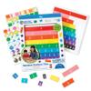 Learning Resources Rainbow Fraction Tiles - 54 Pieces, Ages 6+ Early Math Skills, Visual Aid, Math for Kids, Teacher Supplies view 1