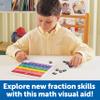 Learning Resources Rainbow Fraction Tiles - 54 Pieces, Ages 6+ Early Math Skills, Visual Aid, Math for Kids, Teacher Supplies view 2