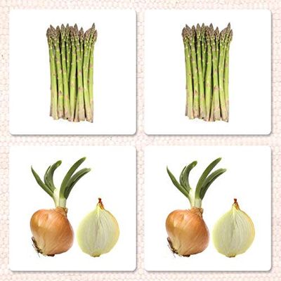 Vegetables Matching Cards