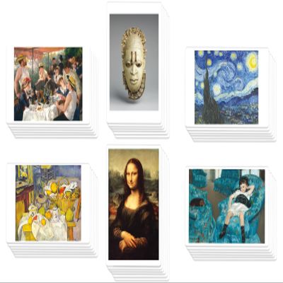 Fine Art Display Cards: Montessori (Set/6)