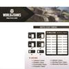 World of Tanks Stat Token Set - Game Expansion Accessory, WOT Miniatures Game, WOT Tabletop Gaming, WOT52 view 2