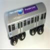 MUNI PALS Chicago Transit Authority Wooden Railway Purple LineChild Safe and Tested Wood Toy Train view 3