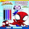 Marvel Spidey and His Amazing Friends 48 Page Coloring and Activity Book with 4 Jumbo Twist Up Crayons view 1