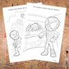 Marvel Spidey and His Amazing Friends 48 Page Coloring and Activity Book with 4 Jumbo Twist Up Crayons view 3