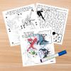 Marvel Spider-Man: Across The Spider-Verse 20-Page Imagine Ink, Mess Free Coloring Pad with Marker, Bendon 53820 view 4