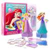Disney Princess Ariel and Rapunzel Storybook with Magnetic Dress-Up Dolls view 4