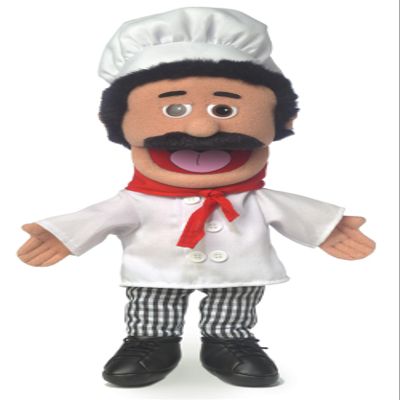 14" Chef Luigi, Hand Puppet