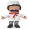 14" Chef Luigi, Hand Puppet view 1