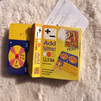 24 GAME Addition and Subtraction - 48 Cards