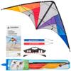 HQ Kites and Designs Quickstep II Beginner Sporting Kite, Rainbow, Outdoor Activities for Ages 10 Years and up view 1