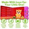 Coco Learns Spanish: Musical Spanish Books for Kids 1-3, Spanish English Toys for Babies & Toddlers 1-3, Baby & Toddler Spanish Books, Bilingual Learning Toys 1 Year Old, Libros Infantiles en Espaol view 3