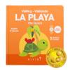 Binibi Spanish Books for Babies & Toddlers 1-3 The Beach Interactive Bilingual Sound Book with Fun Beach Sounds | Bilingual Children's Book | Spanish Learning for Kids view 1