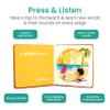Binibi Spanish Books for Babies & Toddlers 1-3 The Beach Interactive Bilingual Sound Book with Fun Beach Sounds | Bilingual Children's Book | Spanish Learning for Kids view 2