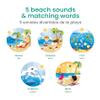 Binibi Spanish Books for Babies & Toddlers 1-3 The Beach Interactive Bilingual Sound Book with Fun Beach Sounds | Bilingual Children's Book | Spanish Learning for Kids view 3