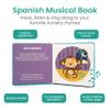 Binibi Spanish Musical Book for Toddlers 1-3 Estrellita Dnde Ests? & Other Nursery Rhymes | Spanish Learning for Kids | Bilingual Children's Sound Book | Libro en espaol para bebs view 2