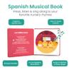 Binibi Spanish Musical Book for Babies & Toddlers 1-3 Los Pollitos Dicen & Other Nursery Rhymes | Spanish Learning for Kids | Bilingual Children's Book | Libro en espaol para bebs view 2