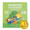 Binibi Spanish Musical Book for Babies & Toddlers 1-3 | Opuestos en el Parque | Bilingual Sound Book view 1