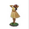 KC Hawaii Leilani Dashboard Hula Doll Flower Placing Pose 7 inch view 1